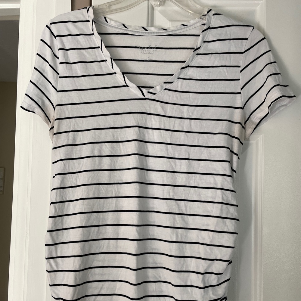 Isabel Maternity Top - stripes